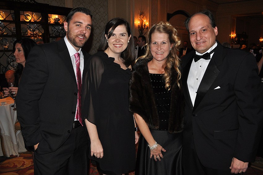 Jody and Siobhan Young with Kathleen and Jeff Troiano
