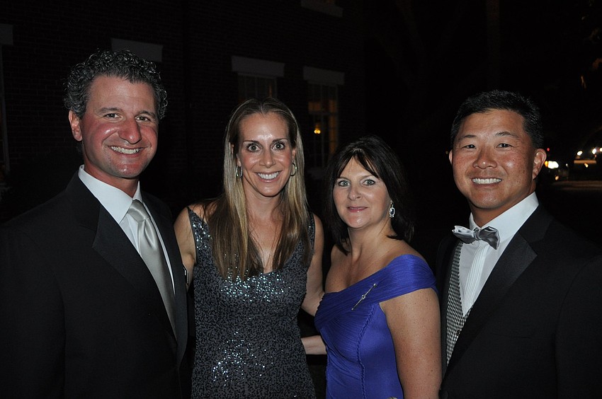 Dr. Chris Sforzo and Terri Vitale with Dr. Karen Hamad and Dr. Jon Yenari