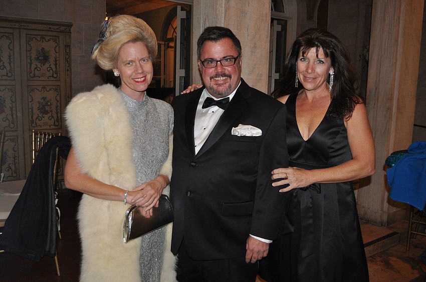 Tricia Hopkins, Dr. Mike Campbell and Marguerite Cristiani