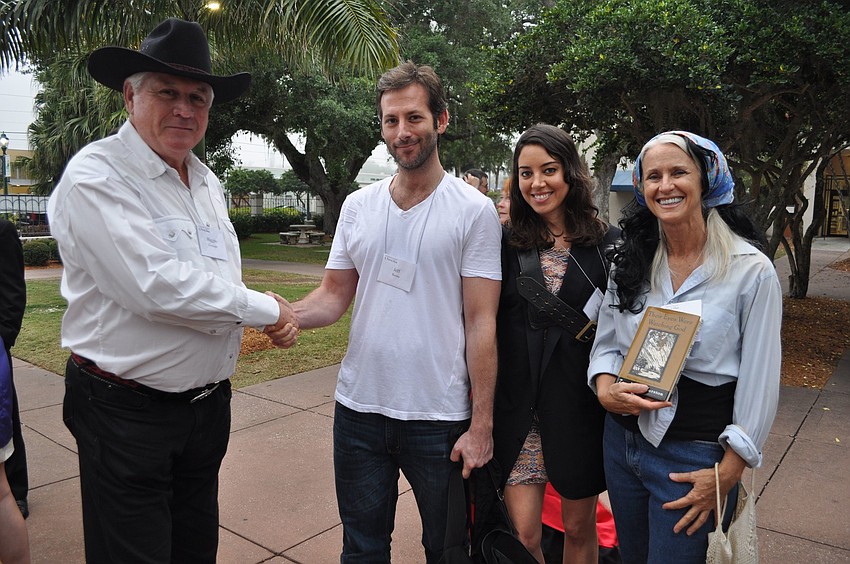 Higgins Gayheart, Jeff Baena, Aubrey Plaza and Dru Greene