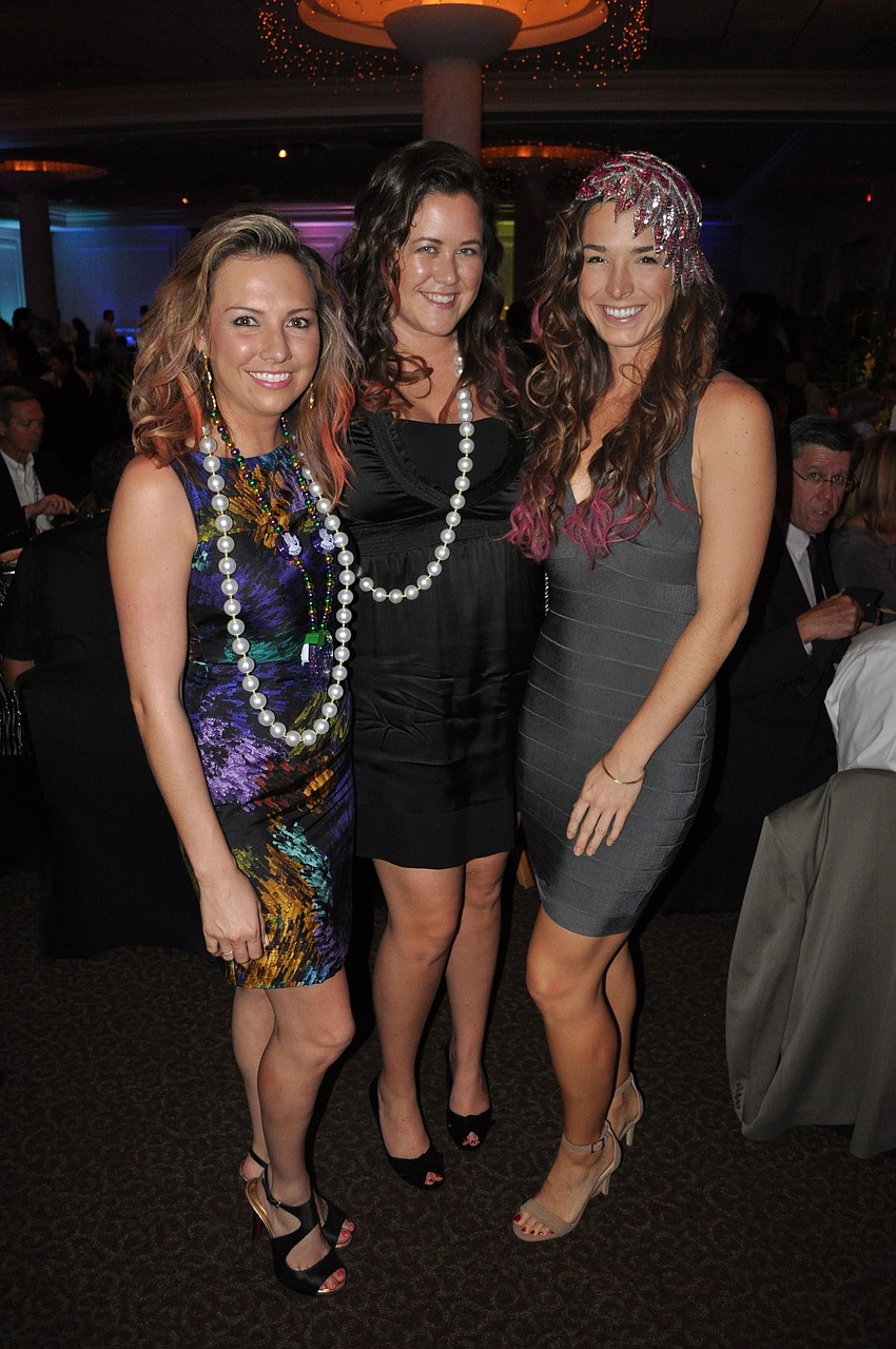 Molly Klauber, Mercedes Mann and Courtney Adams