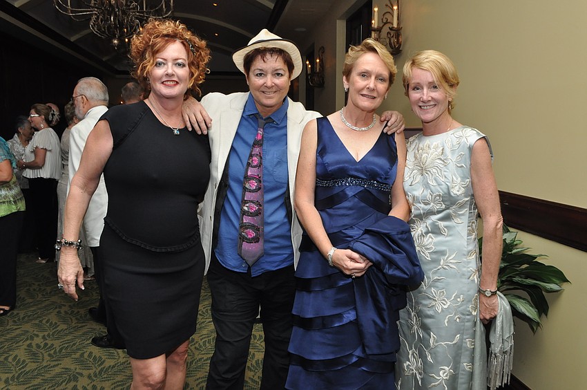 Pamela Evans, Julie Ellis, Caroline Amory and Brianne Reck