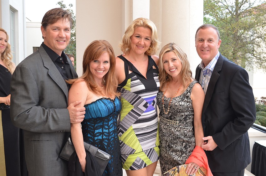 Brent and Kristan Hamill, Pauline Joerger and Barbara and Todd Stainbrook