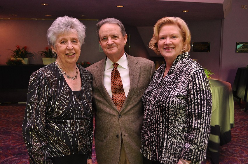 Eileen Hampshire, Ken Wolfe and Peg Wolfe