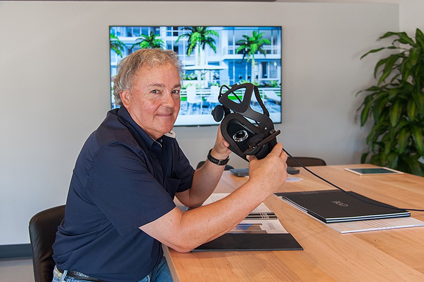 Core Development Inc. President Kevin Daves is using virtual reality to help market his latest condominium project, BLVD Sarasota.