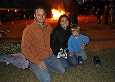 Brad, Bernice and Luca Bozman
