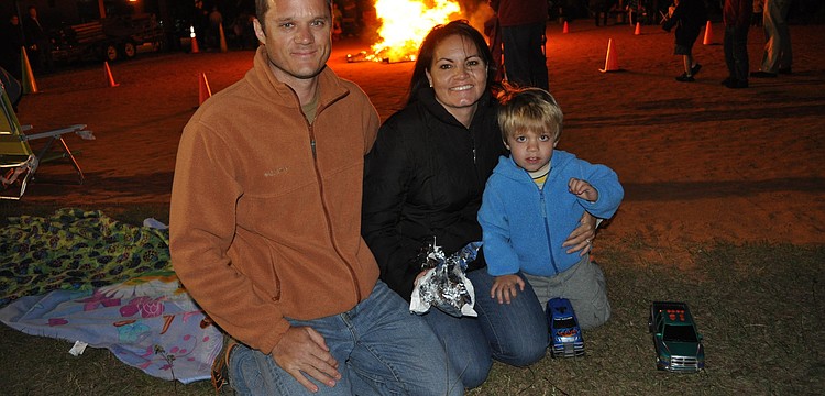 Brad, Bernice and Luca Bozman