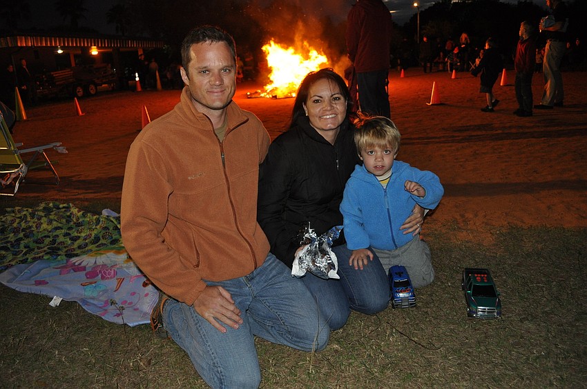 Brad, Bernice and Luca Bozman