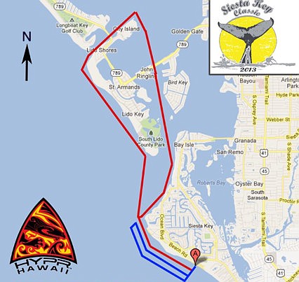 Paddlers can enter the 12-mile Hyper Hawaii Endurance Challenge or the 3-mile fun paddle.