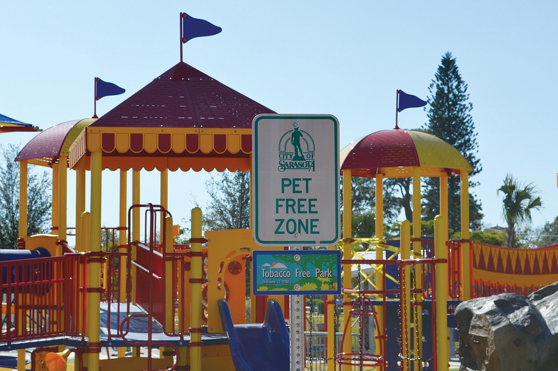 City commissioners want a leash law put into effect at Payne Park, but propose opening a dog park nearby. File photo.