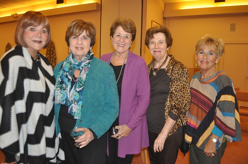 Helen Glaser, Sherrie Handelman, Hedria Saltzman, Hannah Weinberg and Bunny Skirboll