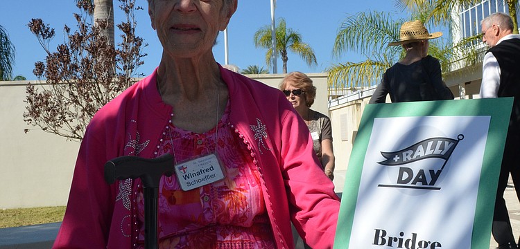 Winafred Schoeffler has been playing bridge for about 60 years and teaching it for 12.  St. Boniface hosts a bridge class and playing 1:30 p.m. to 4:30 p.m. on Thursdays.
