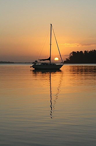 Mary Lou Morris submitted this sunrise photo, taken on Bradenton Beach.