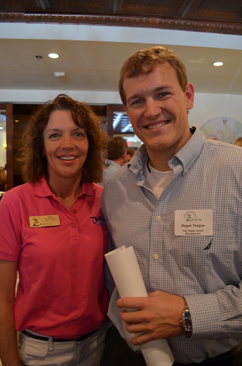 Kay Kouvatsos and Regan Teague