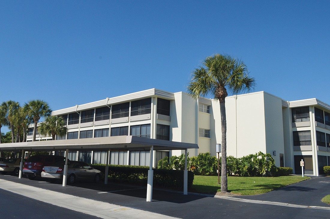 Unit 101 at 101 Whispering Sands Drive has two bedrooms, two baths and 1,271 square feet of living area. It sold for 329,900. Photos by Yaryna Klimchak.