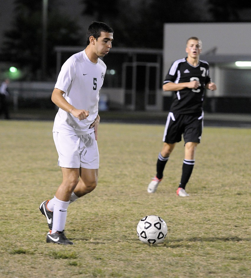 Lakewood Ranch David Gomez was one of nine seniors who played their final game in a Mustangs uniform.