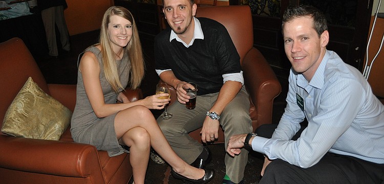 Elizabeth and Nathan Ault with Matt Reynell of Kerkering Barberio