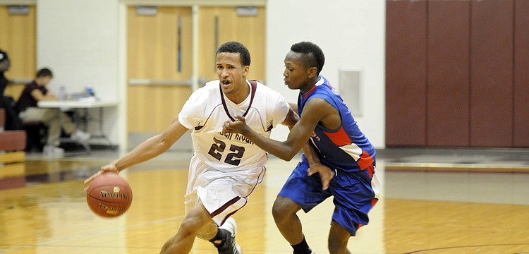 Braden River junior guard Zechariah Kendall scored 11 points for the Pirates in their 54-38 victory over Manatee in the Class 7A-District 11 quarterfinals Feb. 4.