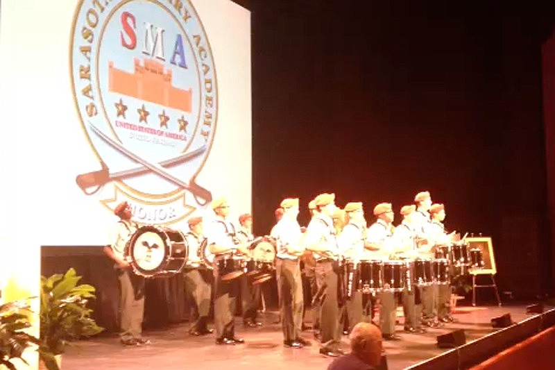 Watch the Sarasota Military Academy drum line perform.