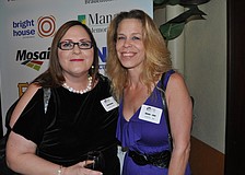 Linda Hooey and Susan Cotter of Lindt Chocolate