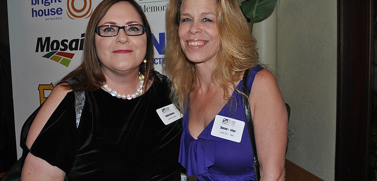 Linda Hooey and Susan Cotter of Lindt Chocolate