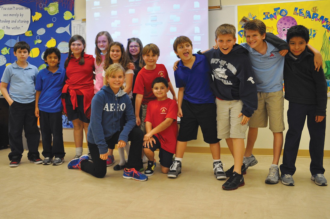 Kelly GavinÃ¢â‚¬â„¢s gifted class took a bow, after showing their film, "The Tide Pool Condos," Feb. 7, to their parents.
