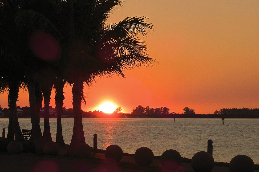 Rebecca Madden submitted this sunset photo, taken near Bird Key.