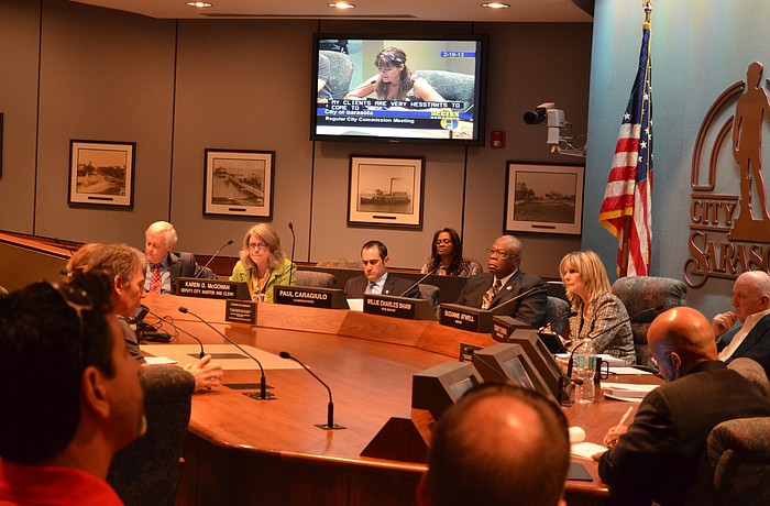 City Commissioners on Tuesday listened to residents lobby for less strict regulations on outdoor amplified sound.