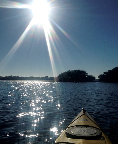 Mike Hang submitted this photo of a morning kayak on Little Sarasota Bay.