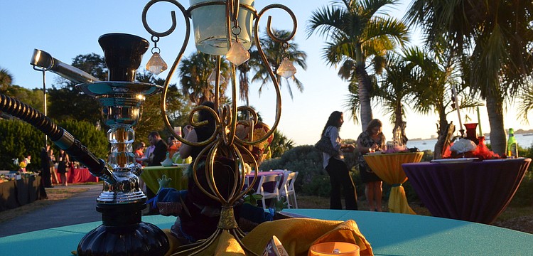 The gala was Through the Looking Glass themed.