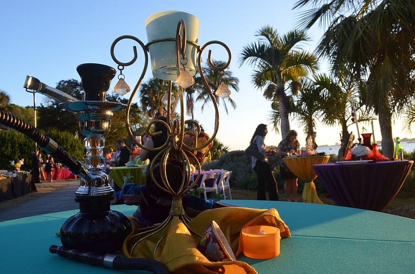 The gala was Through the Looking Glass themed.