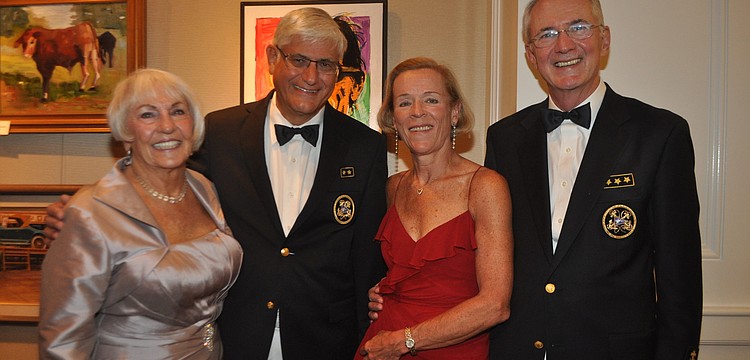 Marilyn and David Powell with Marie and Bob Hunter