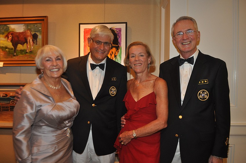 Marilyn and David Powell with Marie and Bob Hunter