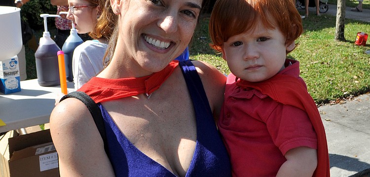 Liana Bryant and her son, Woody.