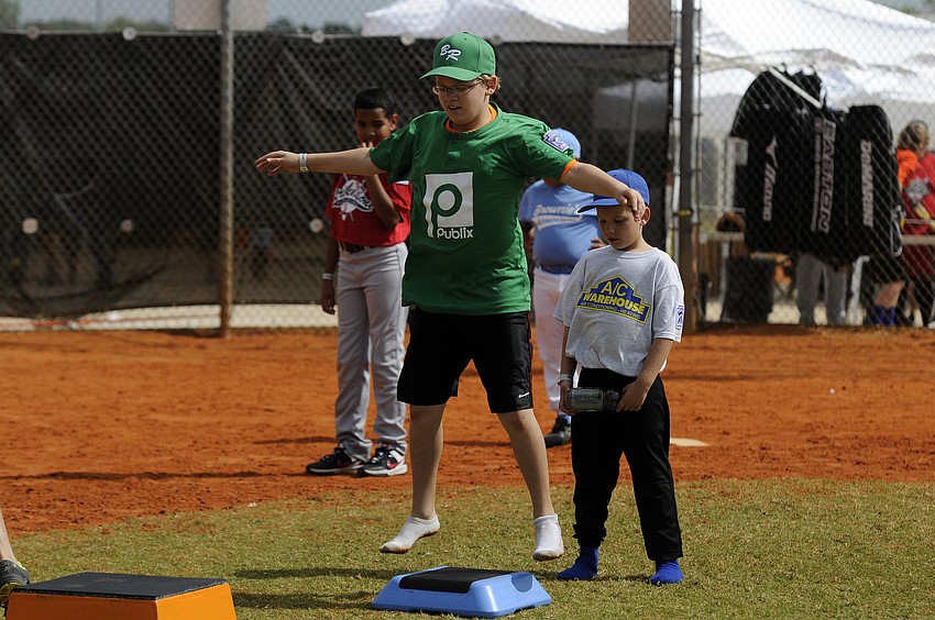 Eleven-year-old Noah Bean is playing in the Majors division this spring.
