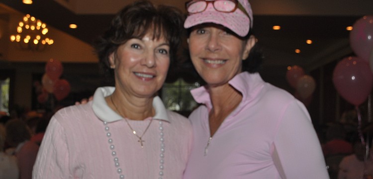 Donna Pettinato, event chairwoman, and Arleen Klein, For the Cure treasurer