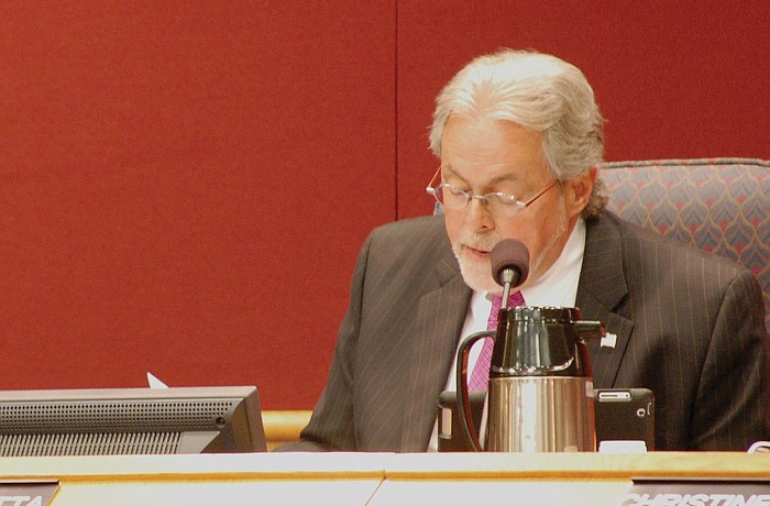 Sarasota County Commissioner Joe Barbetta has been critical of construction cost estimates associated with capital-improvement projects. Photo by Alex Mahadevan.