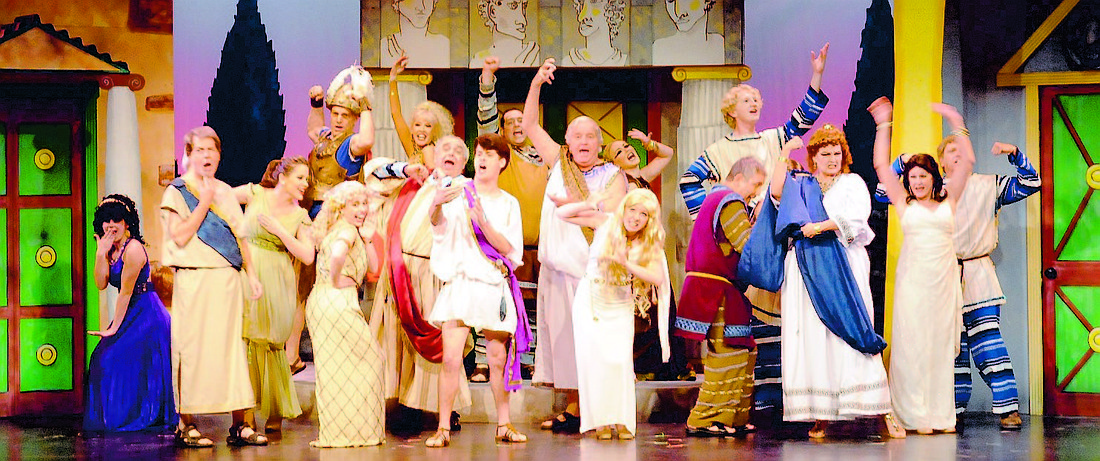 "A Funny Thing Happened on the Way to the Forum" runs through March 17, at Manatee Players. Courtesy.