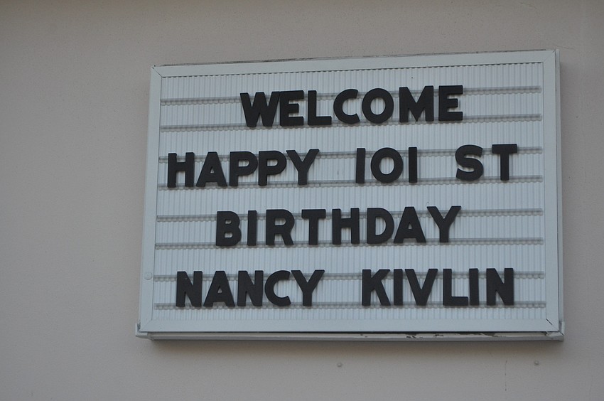 Nancy Kivlin, 101, has spent about 35 of them on Lido Beach.