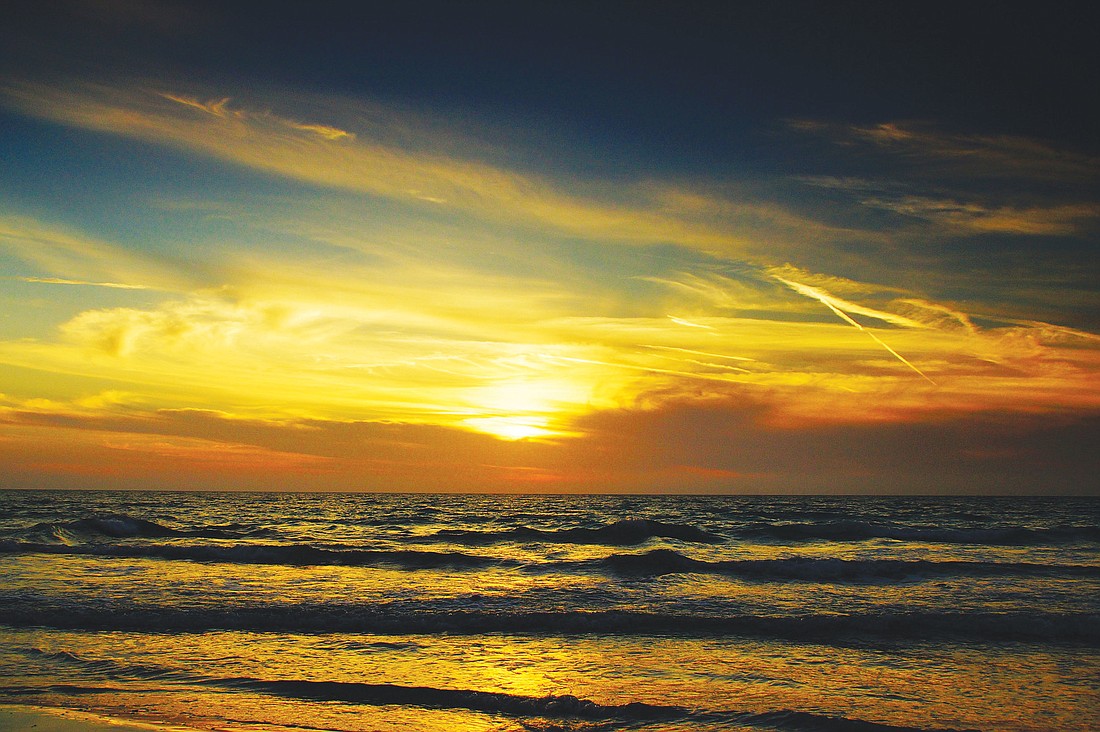 Sandy Cannon submitted this photo of a sunset at Point of Rocks on Siesta Key.
