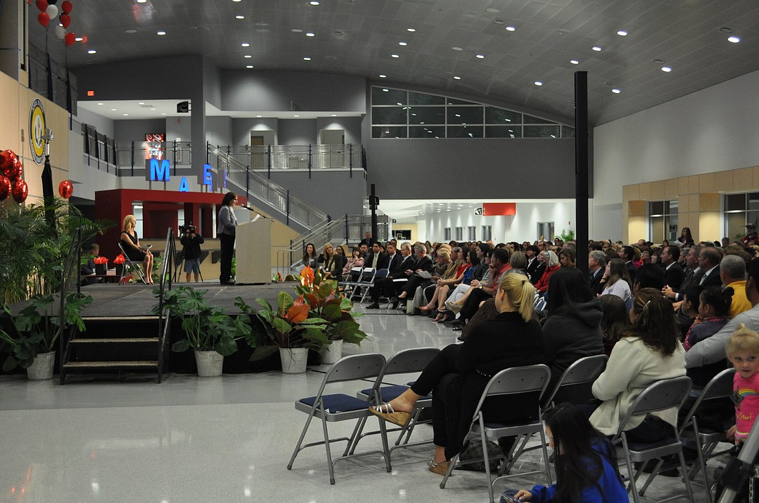 The 7 p.m. ceremony was held at Manatee Technical Institute's new State Road 70 campus.