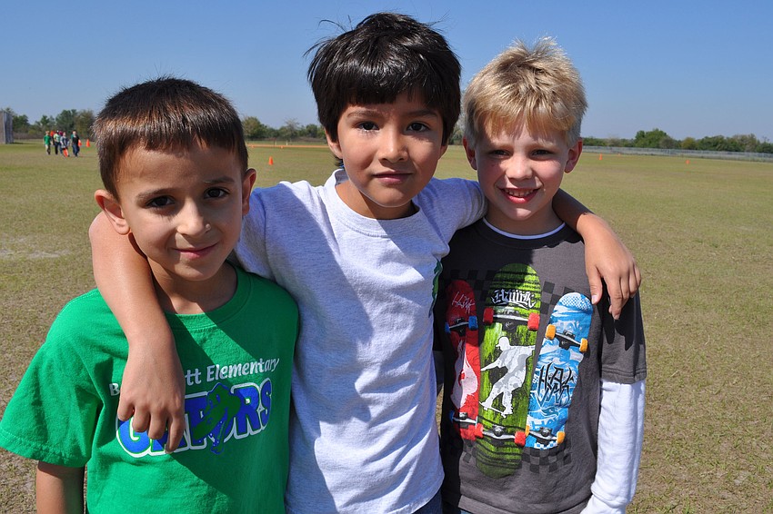 Jackson Wolfe, Jeremiah Parker and James Ganey all are in second grade.