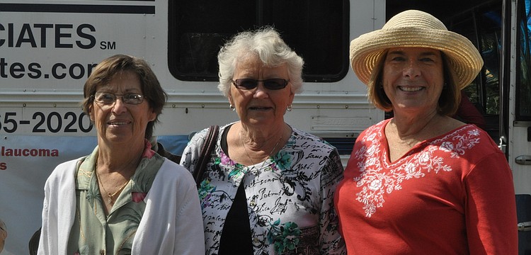 Betty Rahm, Nancy Richardson and Valarie Evanko