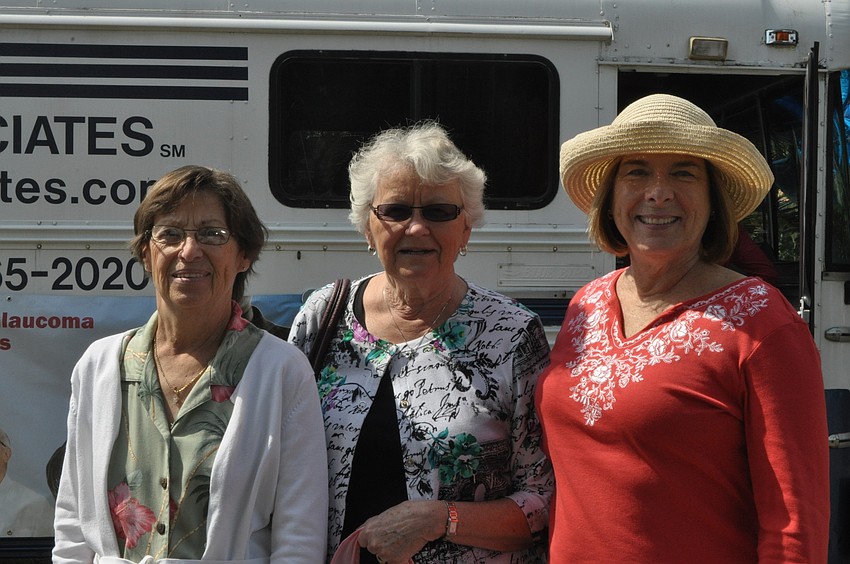 Betty Rahm, Nancy Richardson and Valarie Evanko