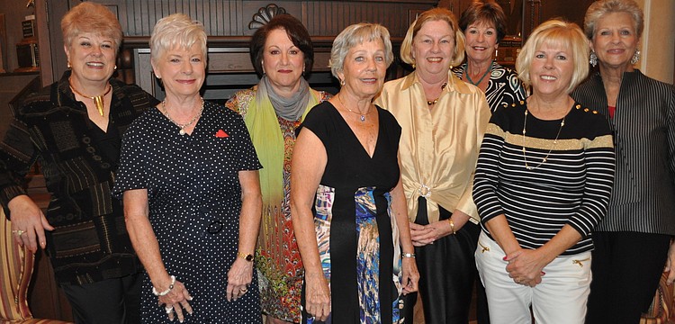 The Models: Joyce Leone, Linda Wilson, Joyce Giaconia, Nedra Duffy, Pat Viani, Betsy Marker, June Hartlieb and Susan Gorney
