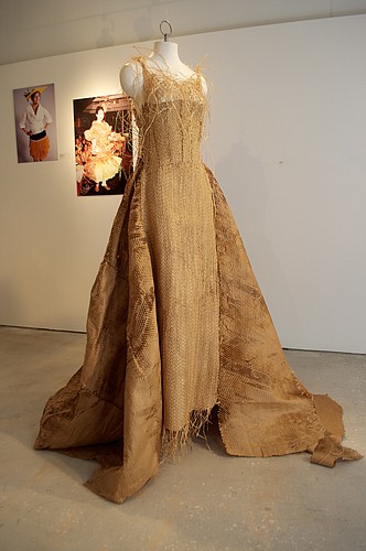 Eric Cross' "Paper Dress," from Iconcept 2011, is on display at Art Center Sarasota as part of Iconcept Retro-spective in Gallery 2.