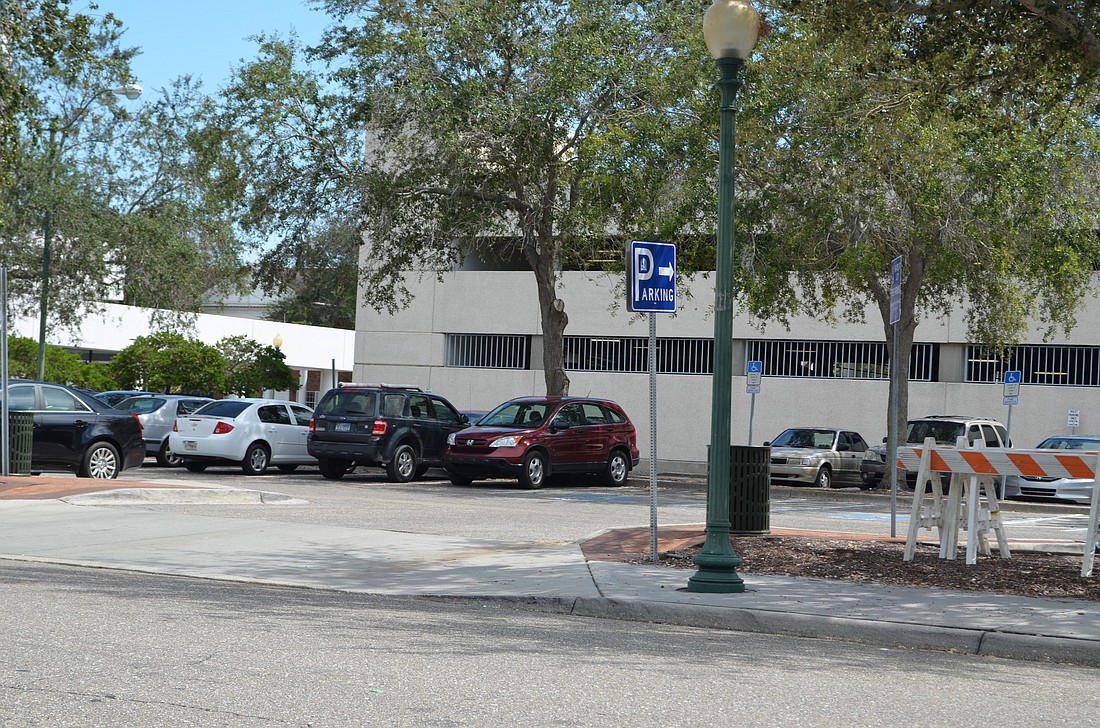 The site of the planned garage is now home to a 139-parking space lot.