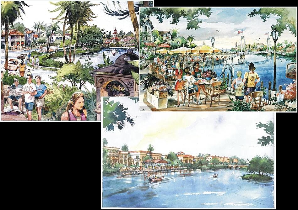 Renderings of the Villages of Lakewood Ranch South, a proposed development under Sarasota 2050.