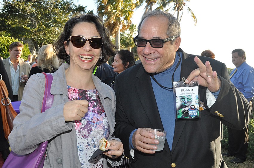 SFF Programmer Magida Diouri and SFF President of the Board Mark Famigilo