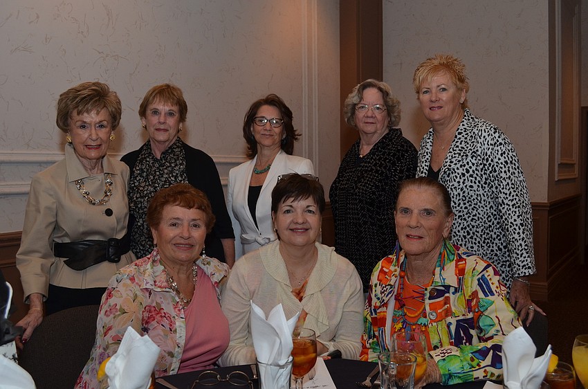 Bobbie Donlon, Angelina Ciocca, Mary Wiesner, Marykate Rowan, Patricia Schultz, Ginnyann Coppola, Ginette Mueller and Pat Bennison